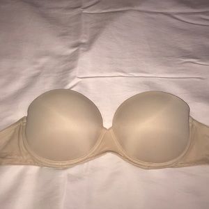 PINK wear everywhere strapless bra